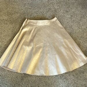 Vintage Banana Republic Gold A-Line Skirt